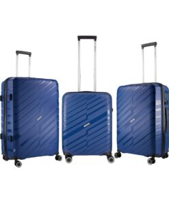 Highlander Luxury Luggage Travel Set - 3 Piece PP Hard Shell | Java Series