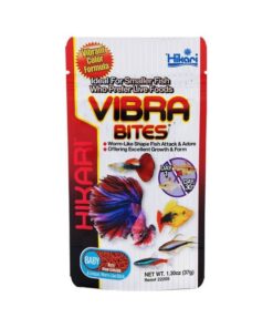 Hikari Vibra Bites Baby Bloodworm Shaped Pellets 37g