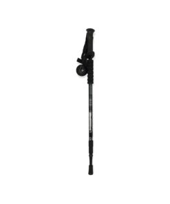 Hiking Stick - Telescopic Straight Handle - Black