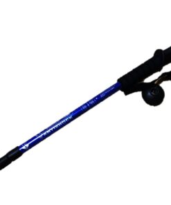 Hiking Stick - Telescopic Straight Handle - Blue