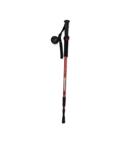 Hiking Stick - Telescopic Straight Handle - Red