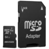 HikSemi Neo 64GB MicroSD Card + Adapter Storage