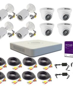 Hikvision 1080p 2MP 8 Channel Turbo HD DIY Kit with 1TB WD Purple HDD