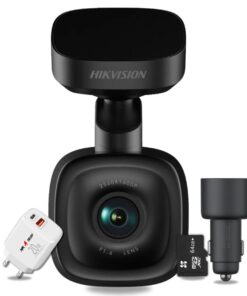 Hikvision F6 Pro Dash Cam Wide Angle, G-Sensor,1080p,GPS,Wi-Fi-64GB SD Card