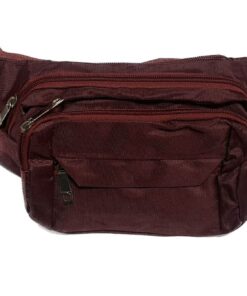 Hip Belt Money Bag for Travel - Red