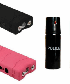 His & Hers Highly Effective Self-Defense Stun Guns & 60ml Pepper Sprays