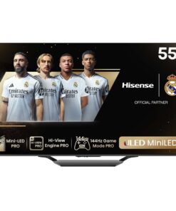 Hisense 55" U7N 144Hz 4K Mini-LED PRO ULED Smart TV with Quantum Dot & HDR