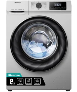 Hisense 8kg Front Loader Silver WFQY8012EVJMS