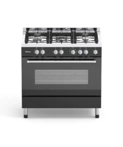 Hisense 90cm Gas Stove Electronic Oven Black HFS90GA5EBL