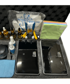 HiveTec Nano Coating Machine Set - Advanced Liquid Screen Protection x 2 - Black