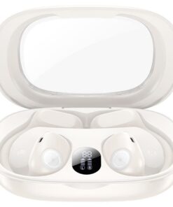 HOCO - EA1 - Touch Control Bluetooth Earbuds With LED Digital Display-White