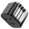 Hoco Universal Travel Plug with 2 USB Ports