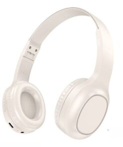 Hoco W46 Foldable Bluetooth 5.3 Headset - Milky White