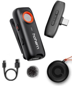 Hohem MIC-01 Microphone for Smartphone With Type-C Port ( 1 TX + 1 RX)