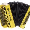 HOHNER Fun Nova II 80 light, gold glitter, C-stepped Accordion