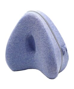 Hollow Design Memory Foam Orthopedic Leg Positioner Pillow - Blue