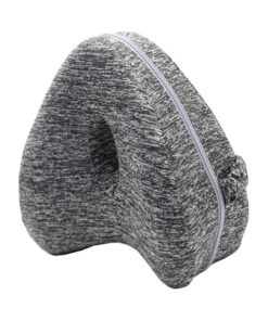 Hollow Design Memory Foam Orthopedic Leg Positioner Pillow - Grey