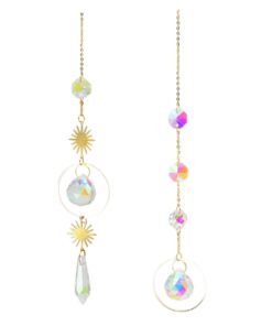 Home Decor Crystal Chime Summer Sun 2 set