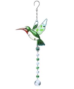 Home Decor Crystal Chime Sun Bird