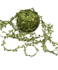 Home Decor Leaf - Shaped Craft String Artificial Green Leaves For Wedding