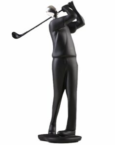 Home Decor Nordic Sportsman Silhouette Ornament - Golf Pro (29x10cm)