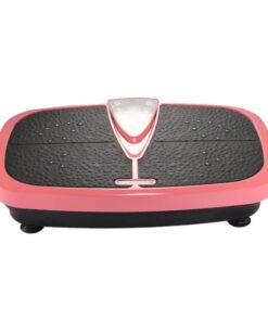 Home Fitness Equipment Crazy Fit Massage Vibration Exercise Plate Machine - Pink