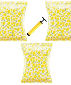 Home Household Lemon Vaccum Sealing Organiser Bag With A Handpump 4pc-100cm