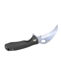 Honey Badger Claw Serrated Flipper Medium Black HB1131