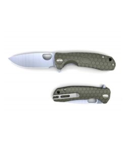 Honey badger HB1013 green medium knife