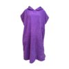 Hood Guise Hooded Microfiber Changing Beach Towel Surfers Poncho - Purple - 2XL