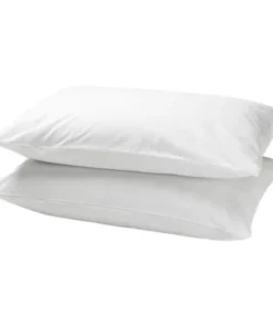 Horrockses 2pk Pillow Case 180TC White Standard