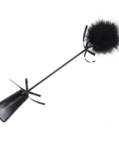 Horse Riding Crop with Feather Tickler for Play