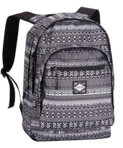 Hot Tuna Print Backpack - Geo Stripe (Parallel Import)