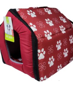 House For Dogs & Cats - Medium (24cm x 31cm x 27cm) - Red