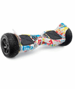 Hoverboard i-Glide 8.5" Bluetooth Off-Road - White graffiti