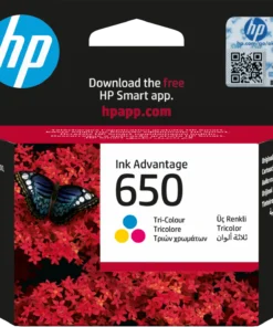 HP 650 Tri-color Ink Cartridge