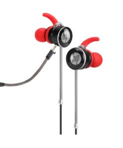 HP In-Ear MultiFunction Musical Earphones with Detachable Microphone - RED