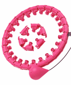 Hula Hoop Exercise Hula Circle Fitness Detachable Fitness Hoop - Pink