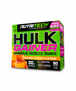 Hulk Gainer Box Caramel Cream 4kg with Nuke warheads