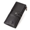 HumerPaul - Women's Stylish Design Genuine Leather Wallet - Black