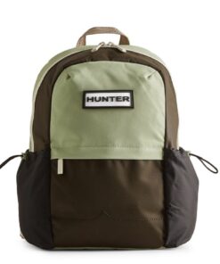 Hunter Patchwork Backpack Black/Olive/Everglade Green