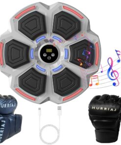 HurriaJ Music Boxing Machine for kids & Adult with Boxing Gloves
