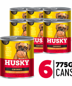 Husky Chunky Chicken (6 x 775g) Wet Dog Food Cans - Grain-Free, Chunky
