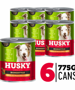 Husky Homestyle Chicken, Barley & Veg (6 x 775g) Wet Dog Food Cans