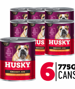 Husky Smokey Joe Chicken Strips (6 x 775g) - High-Protein Wet Dog Food
