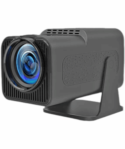 HY320 -180 Rotatable Home Theatre Projector With WiFi 6 Technology -Black