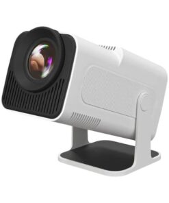 HY320 - Portable 1080P HD Projector With Dual-Band Wi-Fi 6 - White