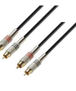 Hybrid Dual RCA â Dual RCA 0.8M Cable