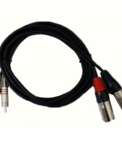 Hybrid Dual RCA â Dual XLR Male 1.8m