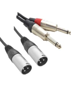 Hybrid Dual XLR Male â Dual JACK Mono, 1.8m
